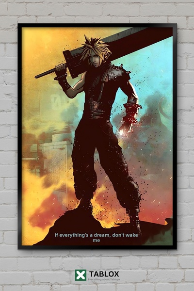 tablomaxtbx Cloud Sky Art Poster Natură Tablou decorativ înrămat din MDF