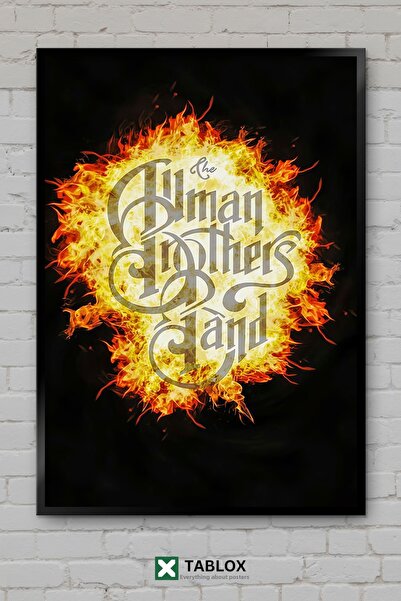 tablomaxtbx Allman Brothers Band Southern Rock Group Μουσικό Συγκρότημα Νότια...