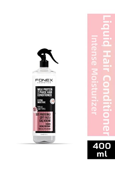 Anil Professional Cosmetics Dual Phase Liquid Conditioner Milk Protein 400'Ml