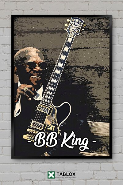 tablomaxtbx B King Blues Citate Citate Muzicale Artă Poster Încadrat Tablou d...