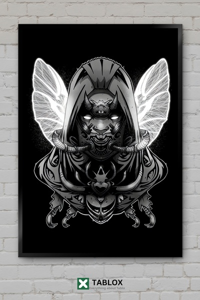 tablomaxtbx Beetle Warrior Insect Warrior Artă fantastică de acțiune Pictură ...