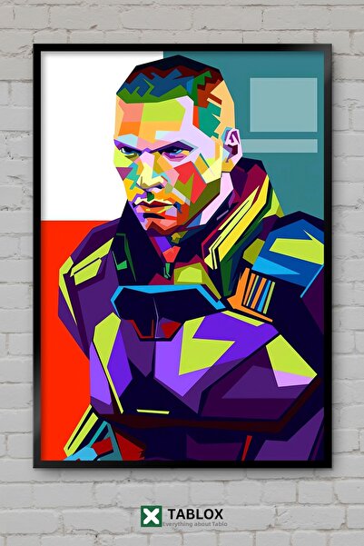 tablomaxtbx Comandantul Shepard Mass Effect - Tablou decorativ înrămat din MD...
