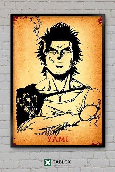 tablomaxtbx Black Clover Yami Anime Manga Magic Spell Action Frame Διακοσμητι...