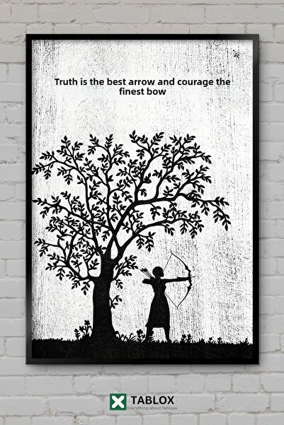 tablomaxtbx Arrow Ok Truth Real Fantastic Art Αφίσα με κορνίζα Διακοσμητικός ...