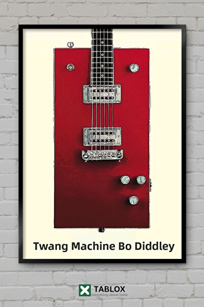 tablomaxtbx Poster cu Bo Diddley Tang Machine, muzician de blues rock, tablou...