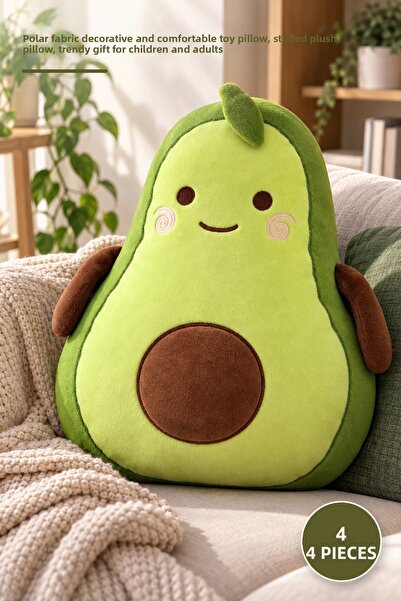 Yenilig 4 perne de avocado - perna decorativa si confortabila din material po...