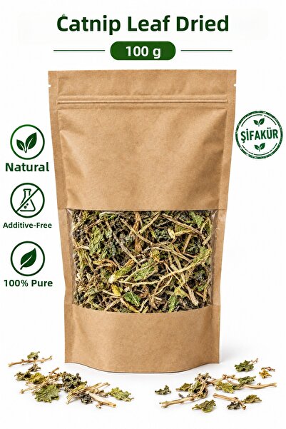 ŞİFAKÜR BİTKİSEL SAĞLIK ÜRÜNLERİ Catnip Leaf Dried Valeriana Leaf 100 Gr