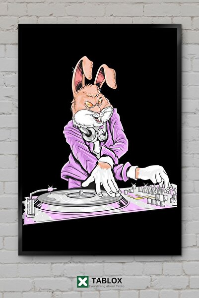 tablomaxtbx Easter Party Easter Party Art Poster Colorful Framed Decorative M...
