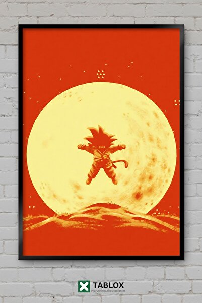 tablomaxtbx Dragonball Anime Manga Goku Poster Japonez de Acțiune Încadrat Ta...