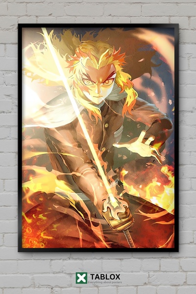 tablomaxtbx Demon Slayer Kimetsu No Yaiba Anime Manga Personaj Tablou decorat...