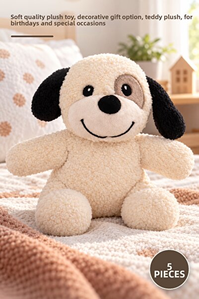 Yenilig 5 Pieces Plush Dogs – Soft Quality Plush Toy, Decorative Gift Option,...