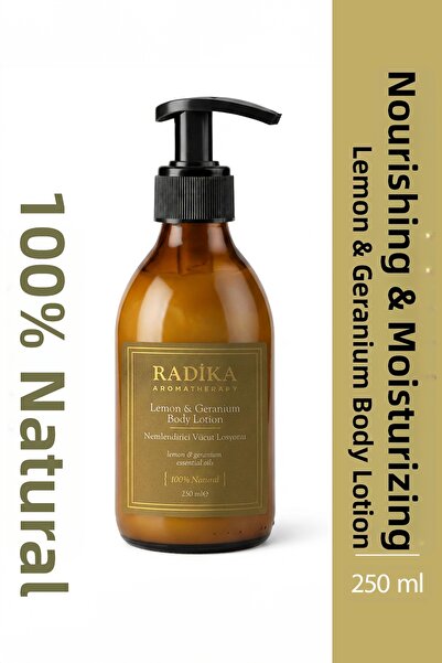 Radika Aromatherapy لوشن مرطب لليدين والجسم بالليمون والإيتير