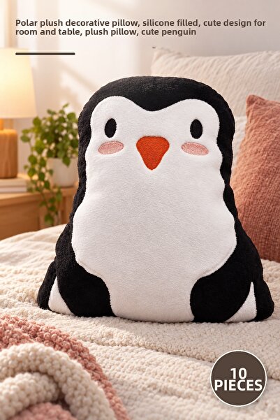 Yenilig 10 Pieces Penguin Pillow – Polar Plush Decorative Pillow with Silicon...