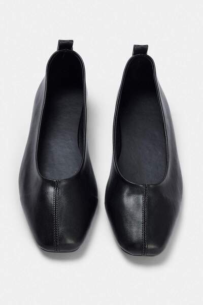 TRENDYOL SHOES Black Women's Ballerina Flats Takaw27Be00014