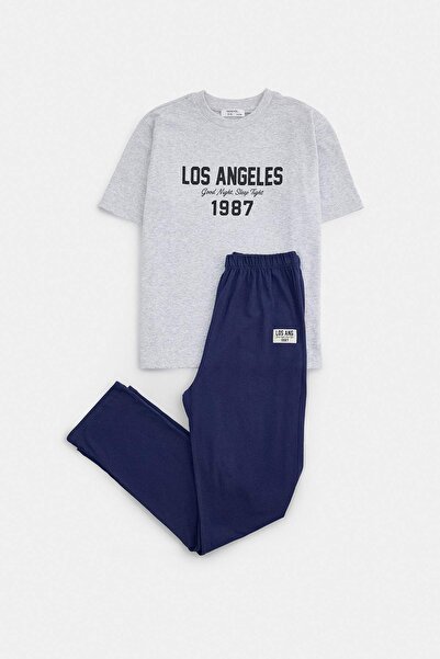 TRENDYOLKIDS Gray Boy's Pajama Set