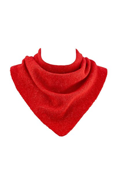 TRENDYOL SHOES Red Soft Textured Women's Scarf Takaw27At00015