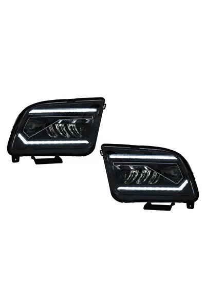 tuningset Faruri LED compatibile cu Ford Mustang V Pre-Facelift 2005-2009, ne...