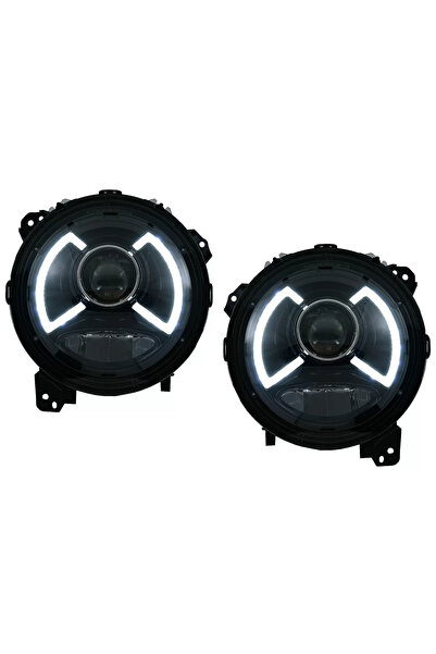 tuningset Faruri LED complete compatibile cu Jeep Wrangler IV JL/JLU 2018+