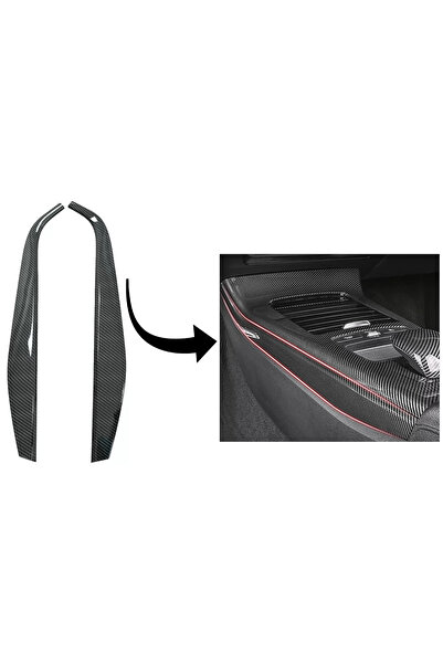 tuningset Car Center console panel lateral decorativ Cover Trim compatibil cu...