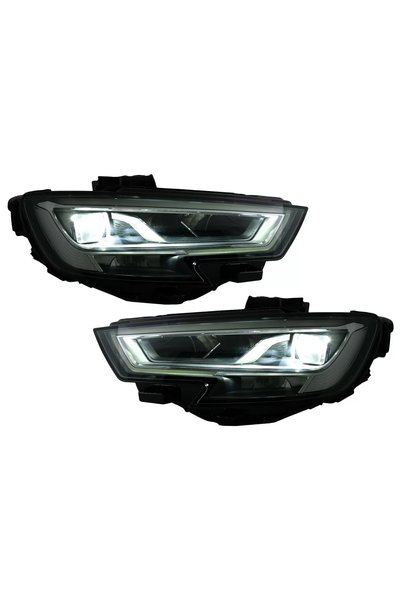 tuningset Faruri LED compatibile cu Audi A3 8V Facelift 2016-2019, upgrade pe...