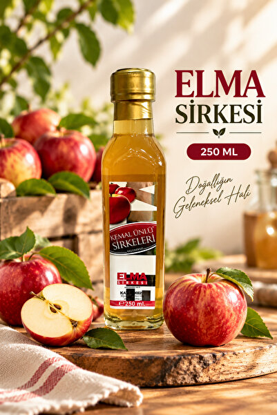 Kemal Ünlü Meşhur Bolu Elma Sirkesi 250 ml