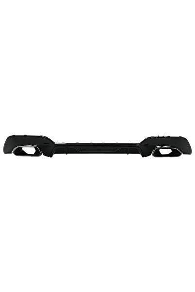 tuningset Difuzor bara spate cu ornamente cromate compatibil cu BMW Seria 3 G...