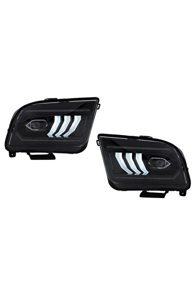tuningset Faruri LED compatibile cu Ford Mustang V Pre-Facelift 2005-2009, ne...