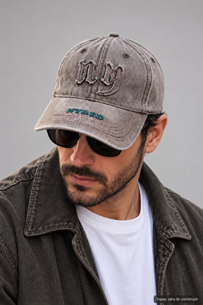 ZERAMİNE Unisex Embroidered Hat Antique Washed Vintage Sports Cap Daily Adjus...