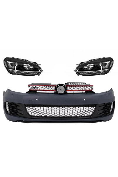 tuningset Bară de protecție față cu faruri RHD, DRL LED, semnalizator dinamic...