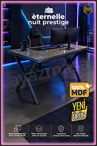 Ayaz Masa Eternelle Oyuncu Masası – Gaming, PC, Oyun ve Bilgisayar Masası