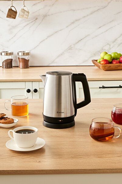 Emsan 2203 Su Isıtıcı 18/10 Paslanmaz Çelik Kettle Inox 2,2 Litre