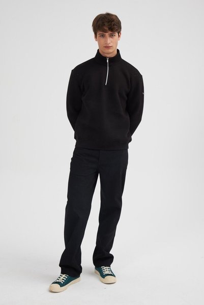 Looker Club Erkek Dik Yaka Fermuarlı Sweat - 2024549