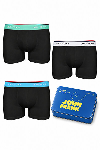 John Frank ÜÇLÜ METAL KUTU BOXER