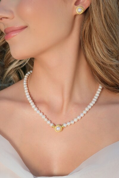 İlkin Gerçek Doğal İnci Set – ST015