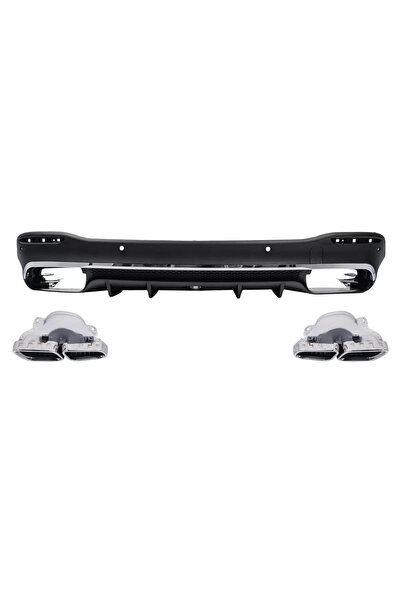 tuningset Difuzor Spate cu Ornamente Evacuare compatibil cu Mercedes GLE W167...