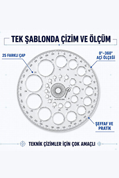 Artscholar Vox Daire Şablonu 1-25 Daire dsy360