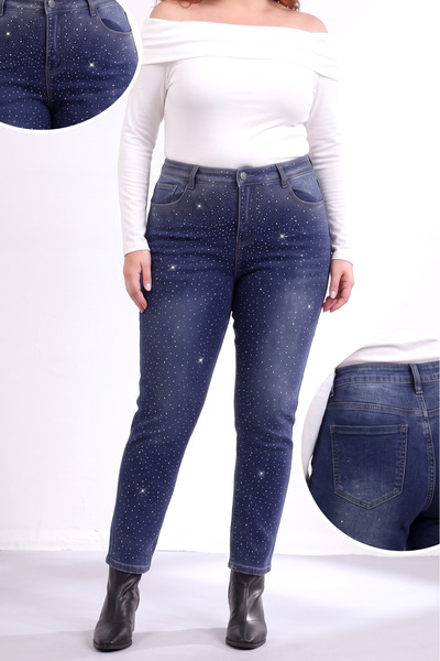 Zaira Blugi Batal Dama Iris Albastri #A1446 - 2XL