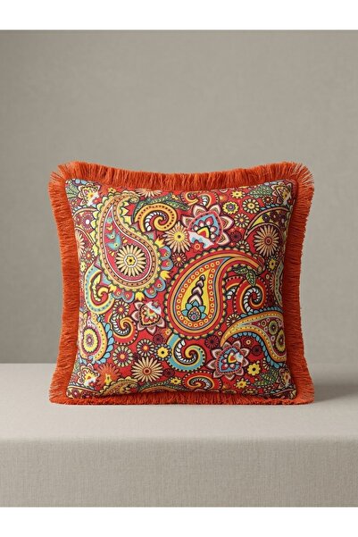 KEDİ Mandala Pattern Tufted 4 Cushion Cover Set