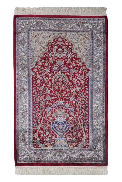 Naar Halı Kumkapı Series S818A Luxury Modal Silk Woven Prayer Rug