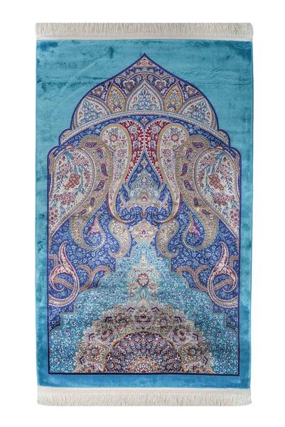 Naar Halı Kumkapı Series 0544U Luxury Modal Silk Woven Prayer Rug