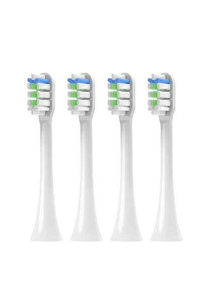 Choice4 4pcs White 4pcs for SOOCAS X3/X3U/X5 Replacement Toothbrush Heads Cle...