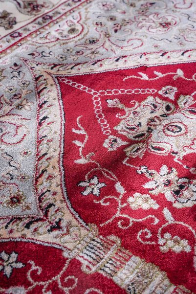 Naar Halı Hereke Series Sf237A Luxury Bamboo Silk Woven Prayer Rug