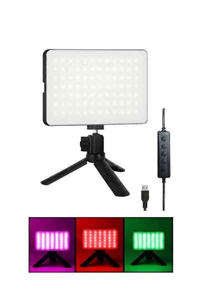 Muchmy 8-Inch RGB Multi-Color Fill Light for Photography Live Streaming & Beauty