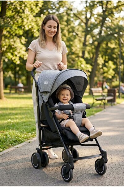 Tommybaby Luppo Black Tam Yatar Baston Bebek Arabası Puset
