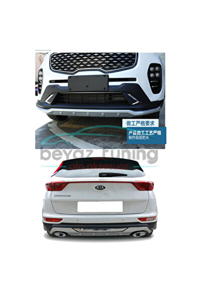 Genel Markalar Kia Sportage Ön Arka Tampon Koruma Difüzör 2016-2017-2018 KX5
