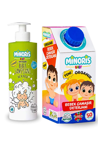Minoris Baby Organik Antialerjik Bebek Çamaşır Deterjanı 50 Yıkama & VE Baby ...
