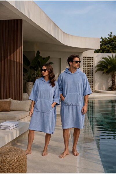 Packho Havlu Panço - Unisex Kapüşonlu Plaj Pançosu - Yetişkin Surf Panço - Ha...