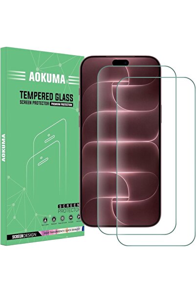 m.tk moveteck iPhone 18 Pro & 17 Pro Uyumlu Ekran Koruyucu Kırılmaz Cam 9H Te...