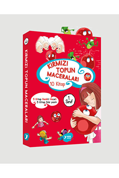 Yuva Yayınları Kırmızı Topun Maceraları (10 Kitap Takım) Müzehher Özgün