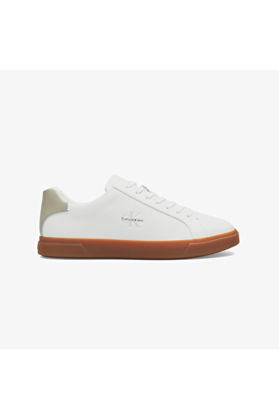 Calvin Klein Low Prof Cupsole Erkek Beyaz Sneaker